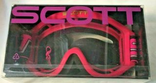 Vintage Model 89 Scott Motocross Ski Goggles Nos
