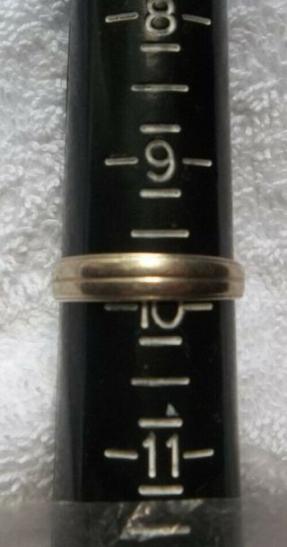 Vintage Starfire 14 Kt Solid White Gold Band Wedding,  Thumb,  Ring,  Men,  Woman,  Unisex