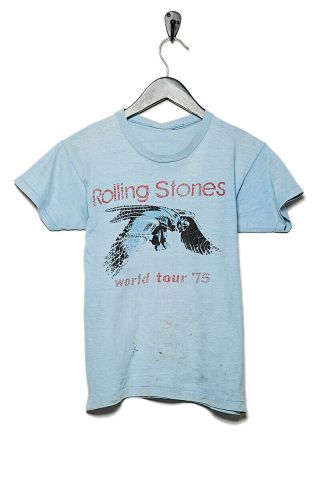 Vintage 1975 Rolling Stones World Tour Tee