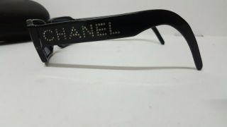 Vintage Chanel Sunglasses 5060 - B Swarovski Crystal Black 5060 - B c.  501/91 5