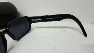 Vintage Chanel Sunglasses 5060 - B Swarovski Crystal Black 5060 - B c.  501/91 6