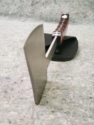 Vintage Buck 106 Hatchet Axe Knife Near Rare Wood Handle Survival Sheath 10