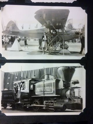 Specatular Vintage 1930s Huge B&W Photo Album w/ Cars 39 Worlds Fair 700,  Photos 12