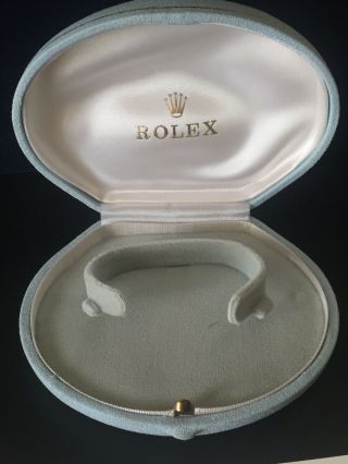 Rolex Rare Vintage Ladies Oyster Shape Watch Box 22.  00.  2