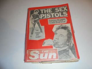 Sex Pistols Vintage Scrapbook 1976 - 1978
