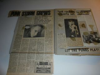 Sex Pistols Vintage Scrapbook 1976 - 1978 4