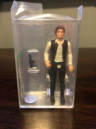 Kenner Star Wars Han Solo Small Head Hk Afa 85 Loose Vintage Case Style