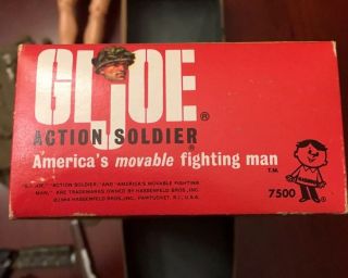 Vintage Hasbro 1964 GI Joe Action Soldier 7500 With Box 12