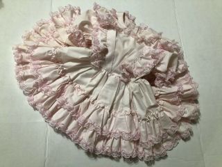 Vintage Miss Quality Childrens Pageant Dress Size 4t Made In Usa