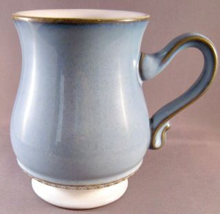 Denby Castile Blue Ironstone Coffee Or Tea Mug - 4.  5 In.  - Vintage England