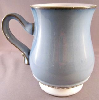 Denby Castile Blue Ironstone Coffee or Tea Mug - 4.  5 In.  - Vintage England 2