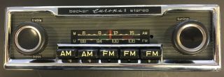 Mercedes Porsche Vintage Becker Europa Ii Am/fm Radio Mu Serial 191572