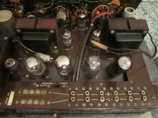 Bell 3030 stereo tube amplifier vintage 1970 ' s vacuum tube amp 5