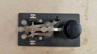 Vintage Speed - X - Straight Key - Morse Code Telegraph Key