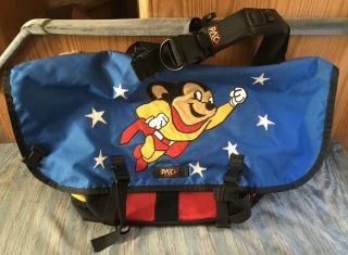 Pac Designs Bike Messenger Large Bag Handmade In Canada Mighty Mouse Rare