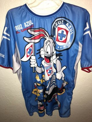 Vintage Cruz Azul Bugs Bunny Football Soccer Men’s Jersey One Size Ultra Rare