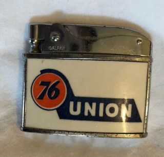 Vintage Union 76 Flat Advertising Lighter “superiative” 18249