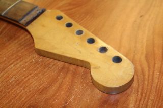 Fender Stratocaster Neck 21 Fret Rosewood Uses Locking Nut VINTAGE? RELIC 60 ' s 3 3