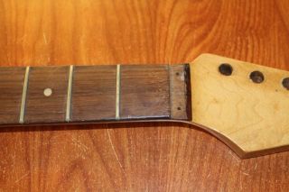 Fender Stratocaster Neck 21 Fret Rosewood Uses Locking Nut VINTAGE? RELIC 60 ' s 3 7