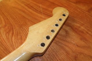 Fender Stratocaster Neck 21 Fret Rosewood Uses Locking Nut VINTAGE? RELIC 60 ' s 3 8