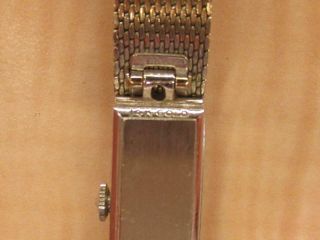 14k White Gold Jewelry Longines Watch Case Diamonds Vintage 3