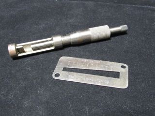 Vintage Hpc Ultimate Key Micrometer Locksmith Straight Yoke Made In Germany