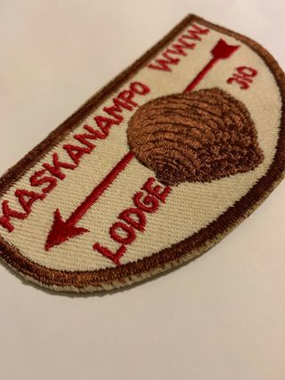 Vintage Boy Scout Patch Kaskanampo Lidge 310 W.  W.  W.  BSA 3