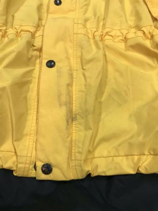 Vintage 90s North Face Men ' s XL Mountain Jacket Gore - Tex Wind Raincoat Yellow 4