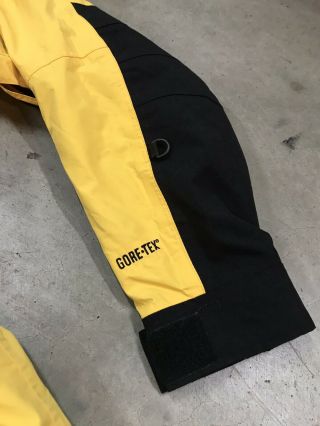 Vintage 90s North Face Men ' s XL Mountain Jacket Gore - Tex Wind Raincoat Yellow 7