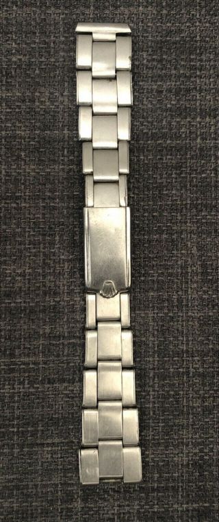 Vintage Rolex Oyster Riveted Stainless Steel Bracelet 19mm 1968