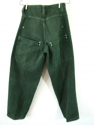 Vintage JNCO Jeans Dark Green 32x30 Baggy Skater High Waisted 5