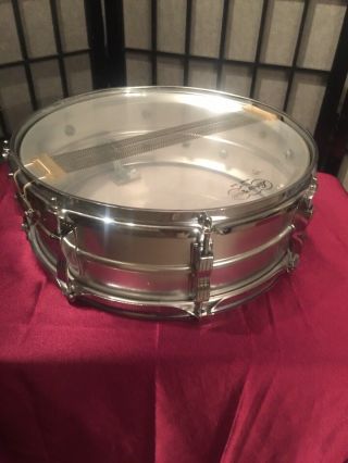 Vintage 1966 Ludwig Acrolite Snare Drum with Ludwig Case 3
