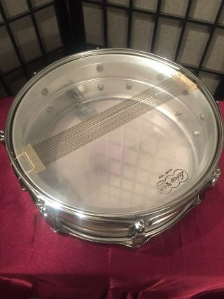 Vintage 1966 Ludwig Acrolite Snare Drum with Ludwig Case 4