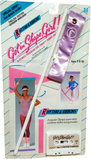 Get In Shape Girl - Rhythm & Ribbons - Vintage 1986 - Collectible - Mosc