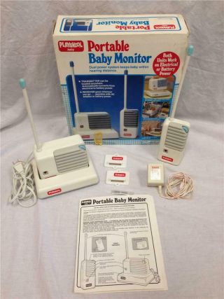 Vintage 1990 Playskool Portable Baby Monitor 5590