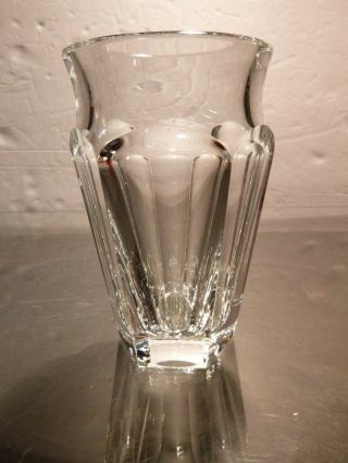 Vintage Baccarat Crystal Nelly Vase 5 1/8 " Made In France