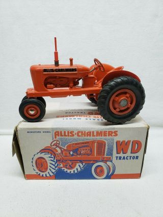 Vintage Product Miniatures Allis Chalmers Wd 1/16 Plastic Tractor Rare