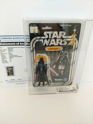 Vintage Star Wars Darth Vader 12 Back Graded Loose Cas Afa