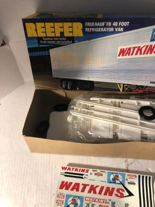 VTG AMT Model T507 Reefer Fruehauf Watkins Refrigerator Truck Trailer NOB 6