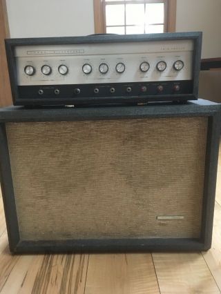 Vintage Silvertone Twin 12 Tube Guitar Amplifier