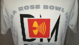 DEPECHE MODE VINTAGE Rose Bowl 1988 T - Shirt 2 - SIDED Large MFTM VRARE 8