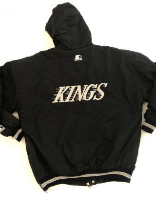 Los Angeles La Kings Starter Jacket Nhl Hockey Large Vtg 80’s/90’s Gretzky Xl