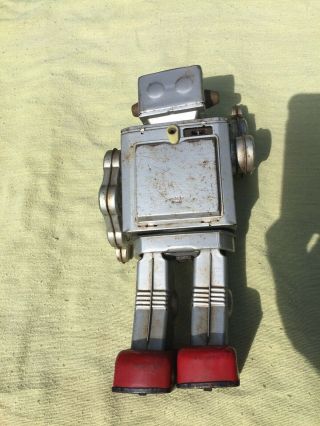 Vintage RARE Unique 1960 ' s TIN HORIKAWA SPACE ASTRONAUT ROBOT toy - Japan 4