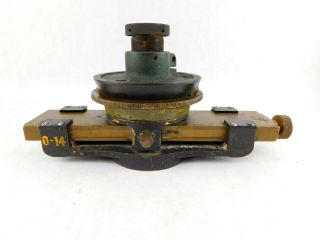 Vintage K&e Keuffel & Esser Precision Lateral Adjuster Brass