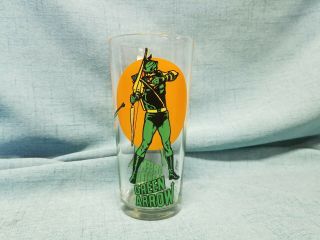 Vintage Green Arrow Pepsi Glass Series 1976 Moon Dc Comics