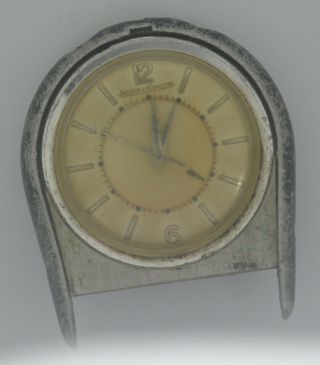 Vtg Jaeger - Le Coultre Memovox Alarm Steel Watch.  Cal: K814.  For Repairs