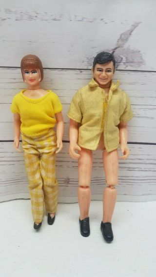 Vintage Tonka Figures 6 " Dolls Winnebago Indian Motor Home Mom Dad 1973 Htf