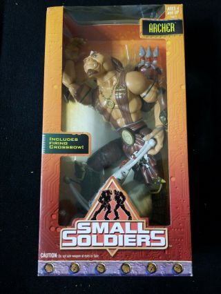 Vintage 1998 Kenner Dreamworks Small Soldiers Archer 12 " Deluxe Toy Figure Nib