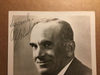 Al Jolson Rare Vintage Autographed Photo The Jazz Singer 2