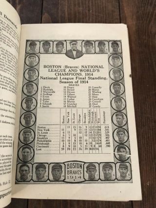 Vtg 1915 Draper & Maynard Sporting Goods Base Ball Rules Booklet Ty Cobb Rare 7